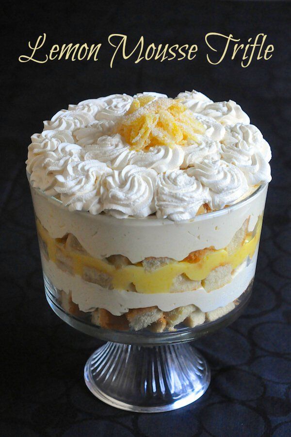 Lemon Mousse Trifle