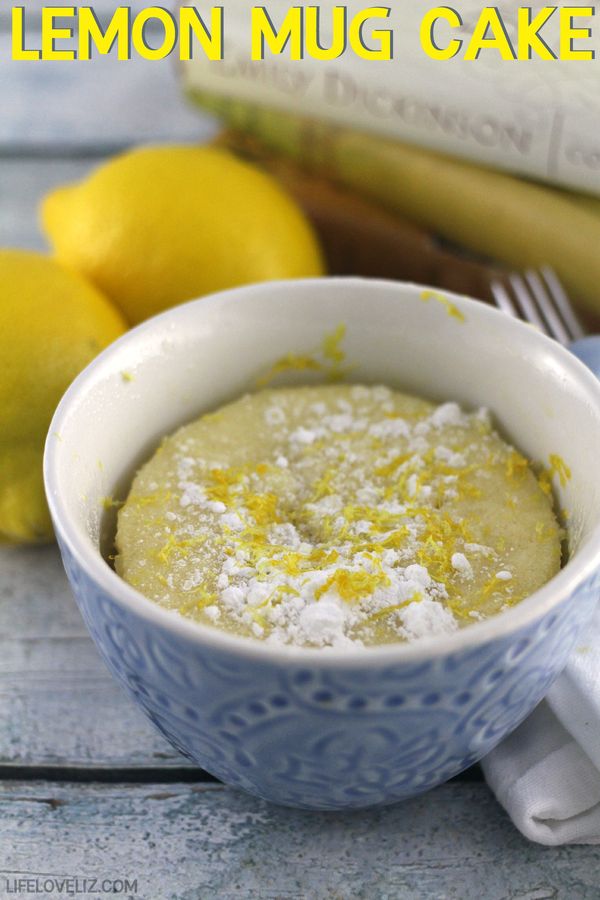 Lemon Mug Cake