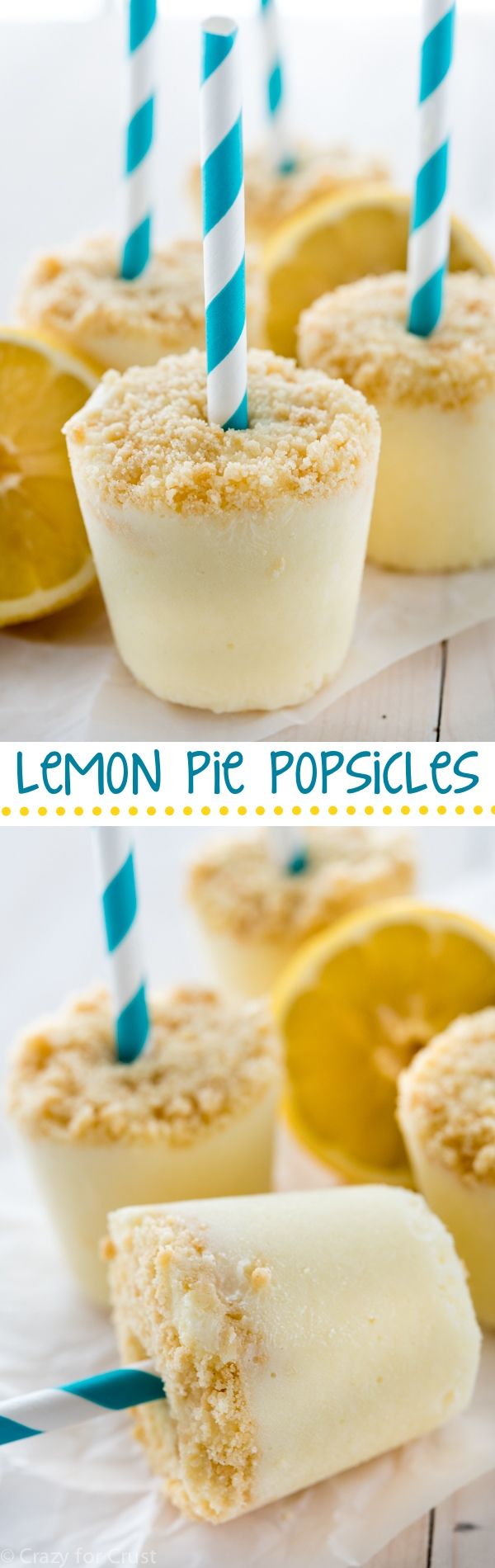 Lemon Pie Popsicles