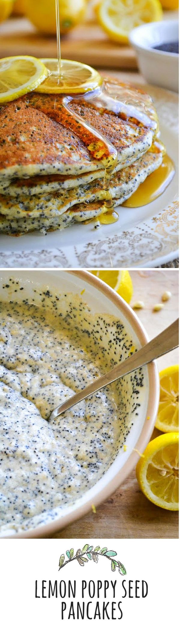 Lemon Poppy Seed Pancakes