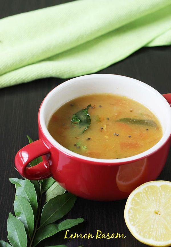 Lemon rasam recipe | South Indian rasam