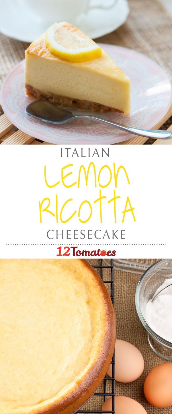 Lemon Ricotta Cheesecake