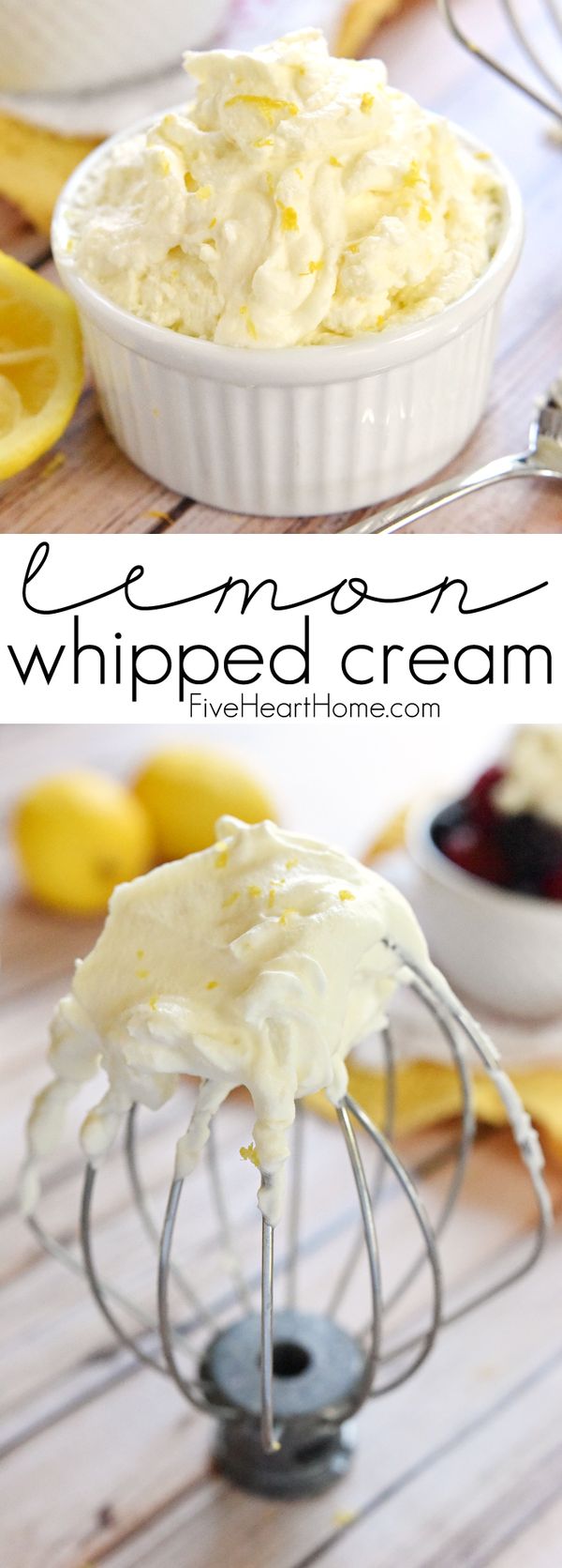 Lemon Whipped Cream