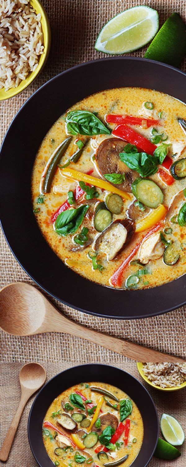 Lemongrass and Coconut Curry with Summer Vegetables