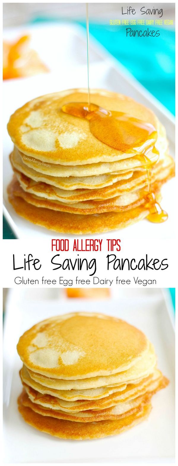 Life Saving Pancakes (Gluten Free Egg Free Vegan