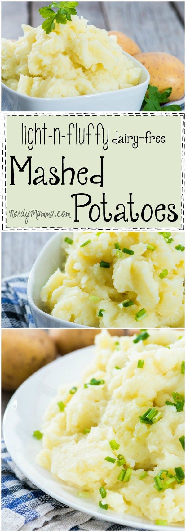 Light & Fluffy Dairy-Free Mashed Potatoes