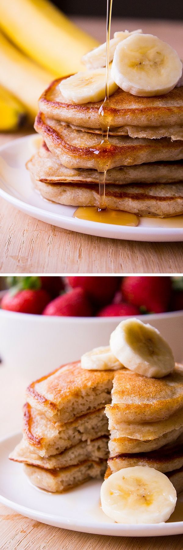 Light Fluffy Banana Pancakes