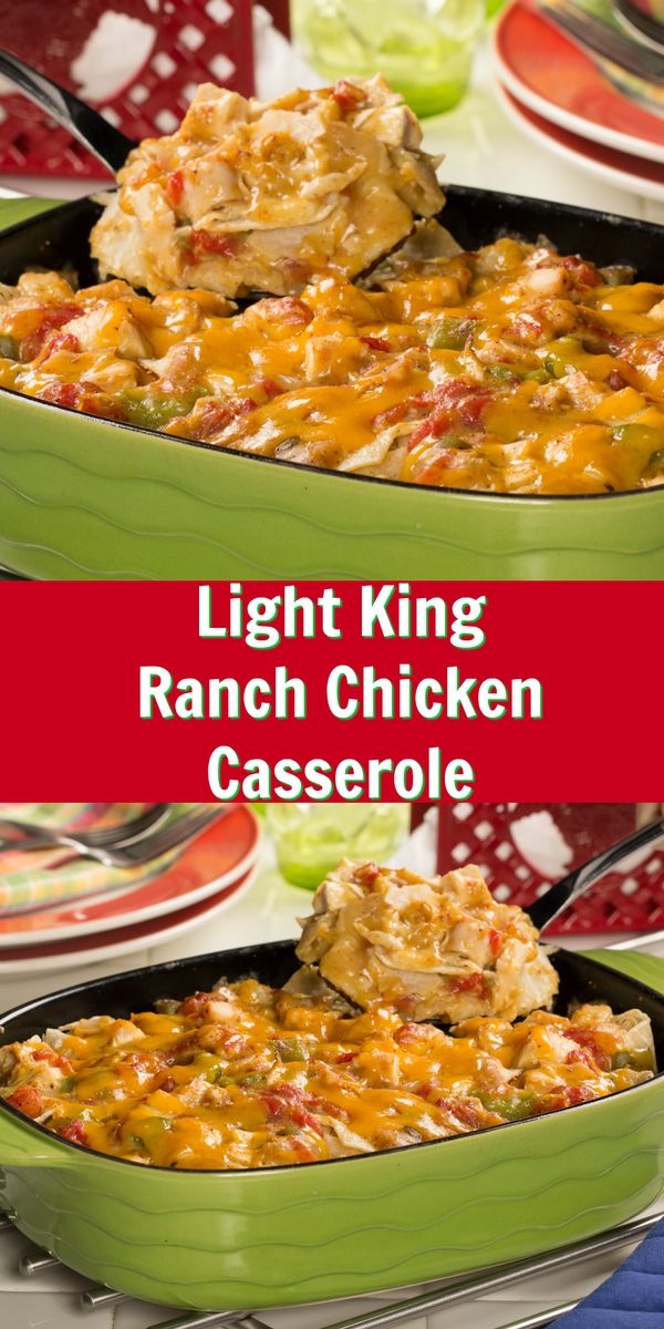 Light King Ranch Chicken Casserole