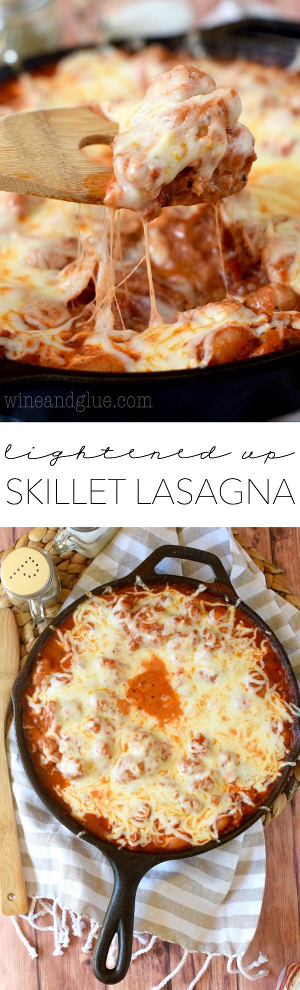 Lightened Up Skillet Lasagna