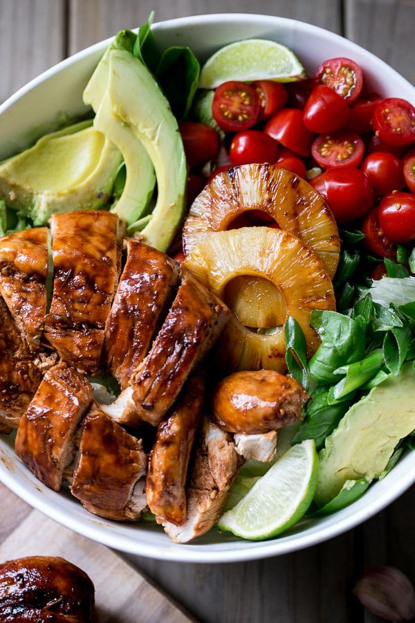 Lime and Garlic Barbecue Chicken Salad