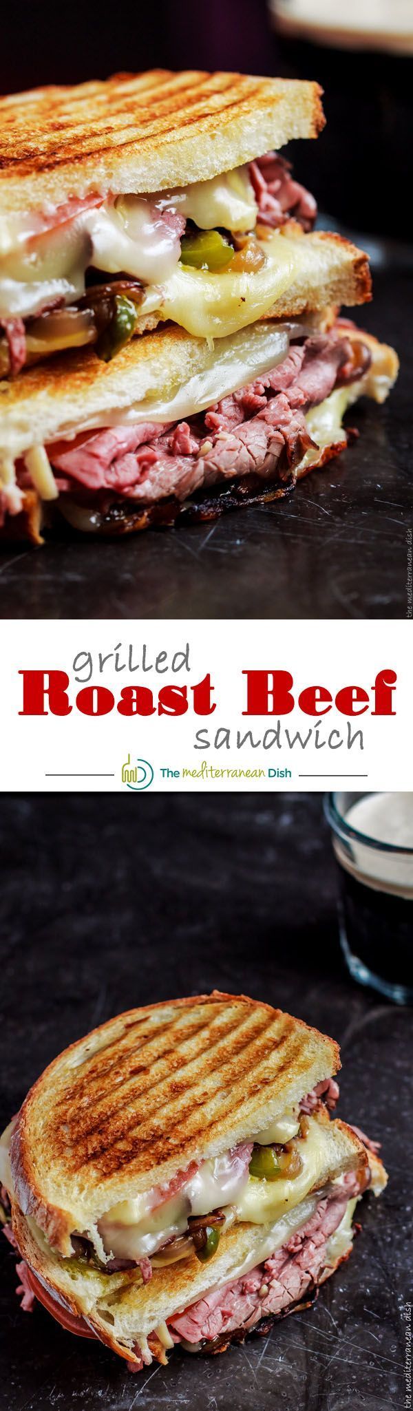 Loaded Grilled Roast Beef Sandwich