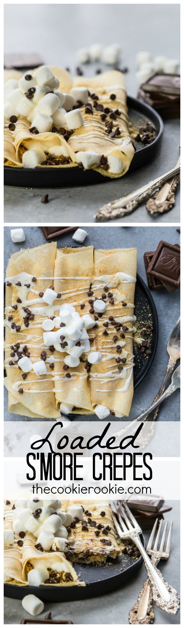 Loaded S'more Crepes