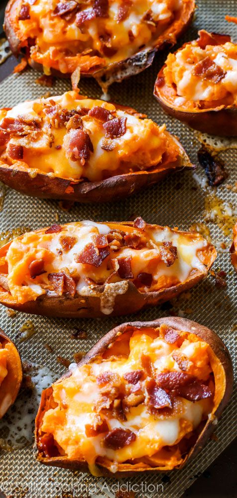 Loaded Sweet Potato Skins