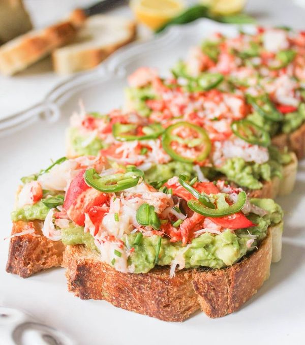 Lobster Avocado Toast