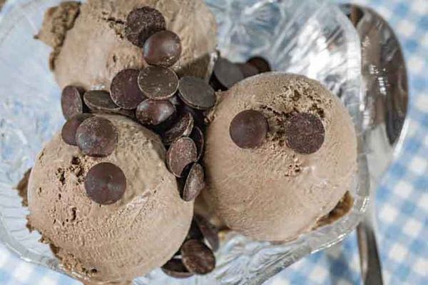 Low Carb Creamy Chocolate Ice Cream