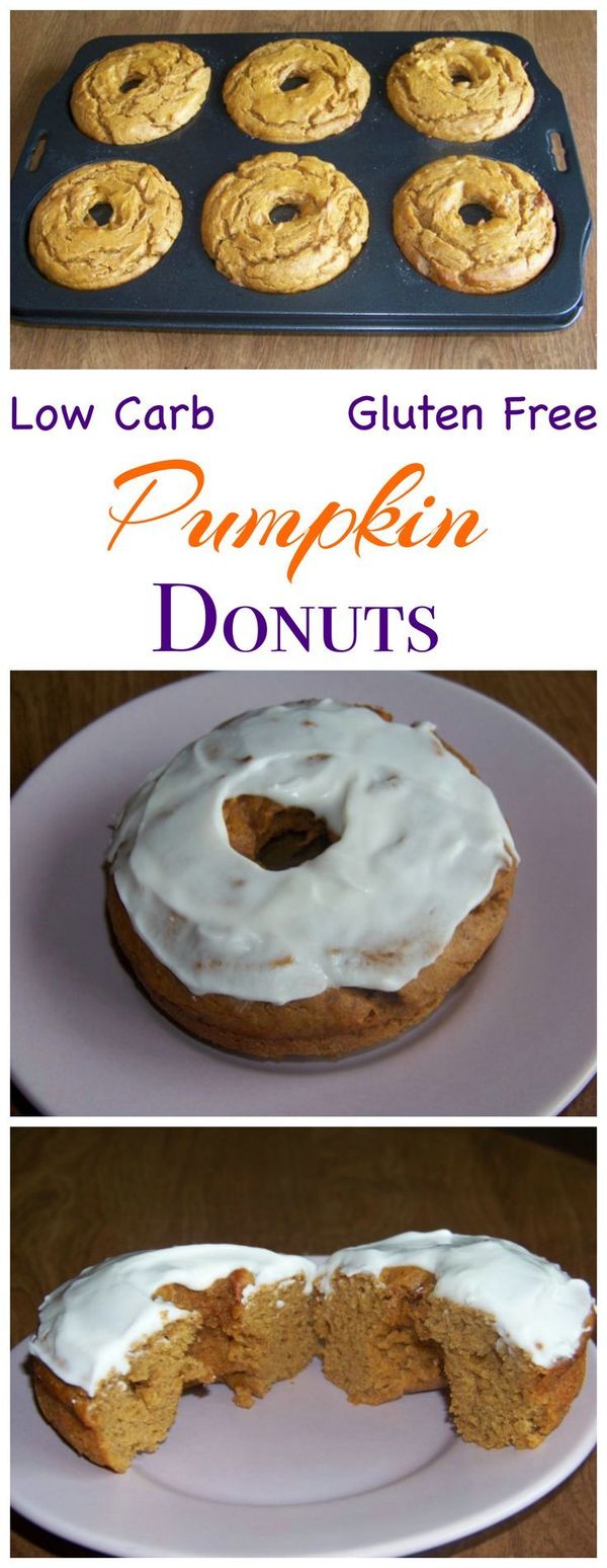 Low Carb Gluten Free Pumpkin Cake Donuts