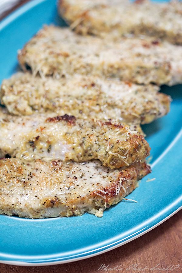 Low Carb Parmesan Dijon Pork Chops