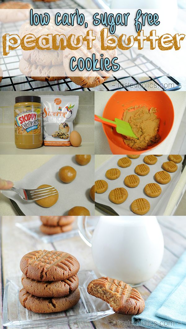 Low Carb Peanut Butter Cookies