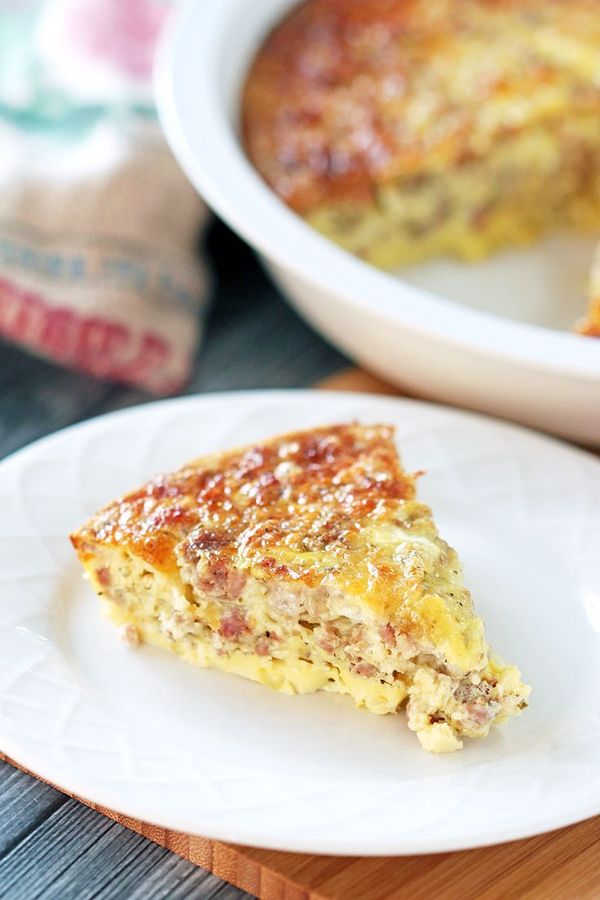 Low Carb Sausage and Egg Breakfast Casserole