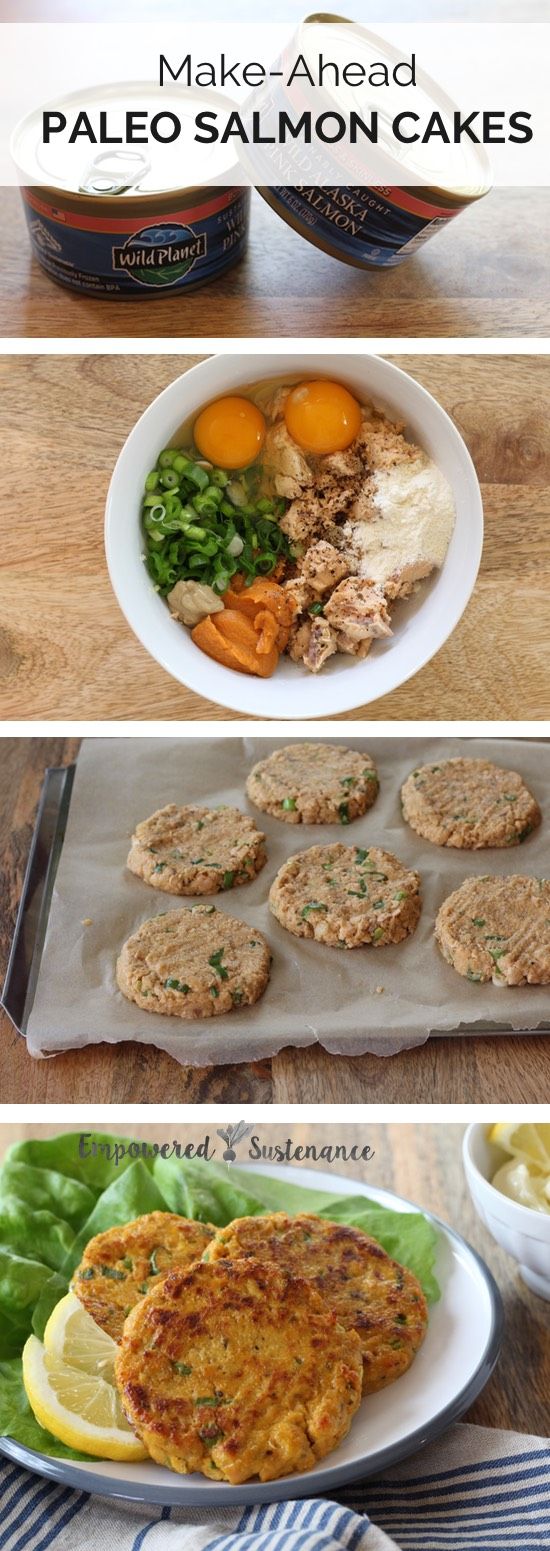 Make-Ahead Paleo Salmon Cakes