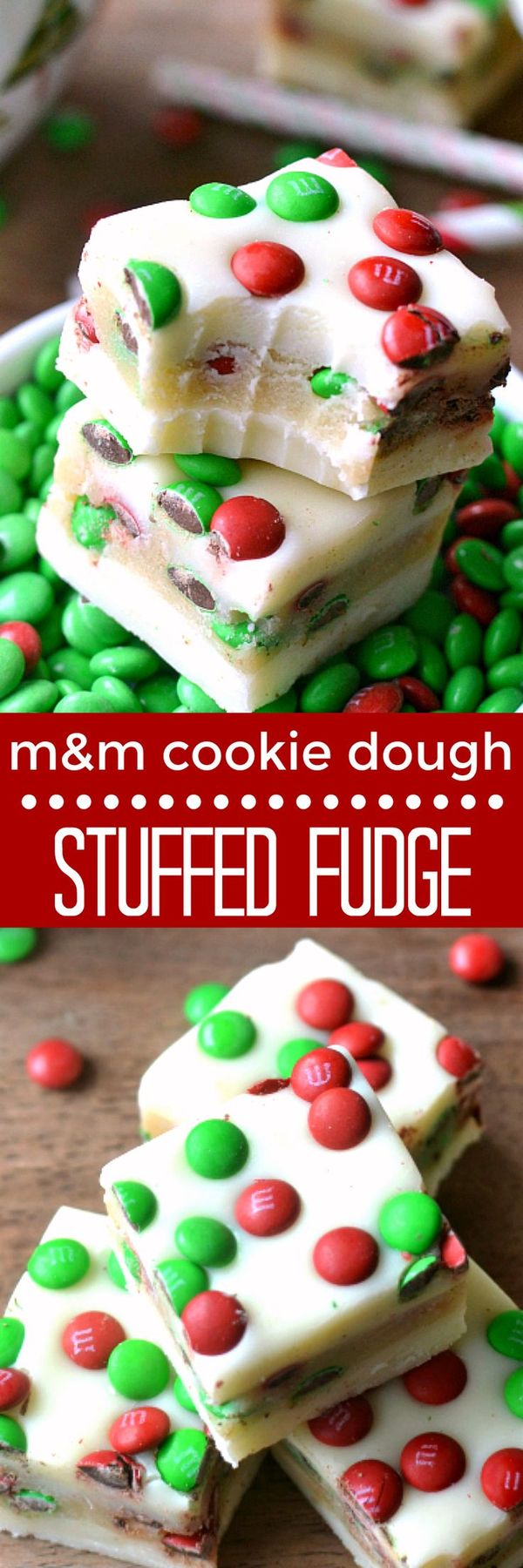 M&M Cookie Dough Stuffed Fudge & Renewable Energy