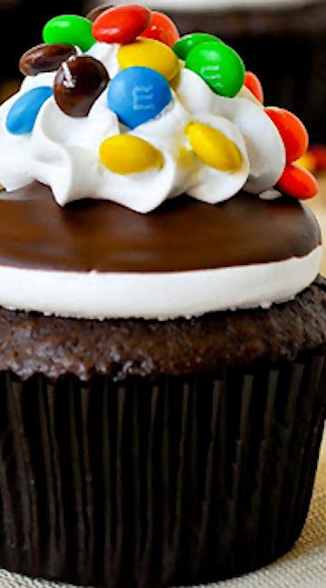 M&M Cupcakes