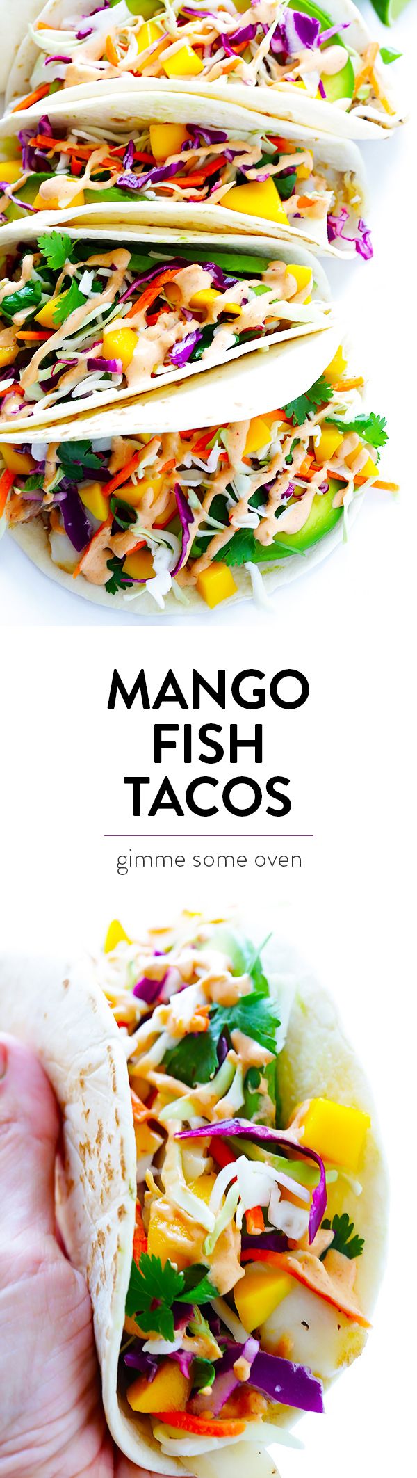 Mango Chipotle Fish Tacos