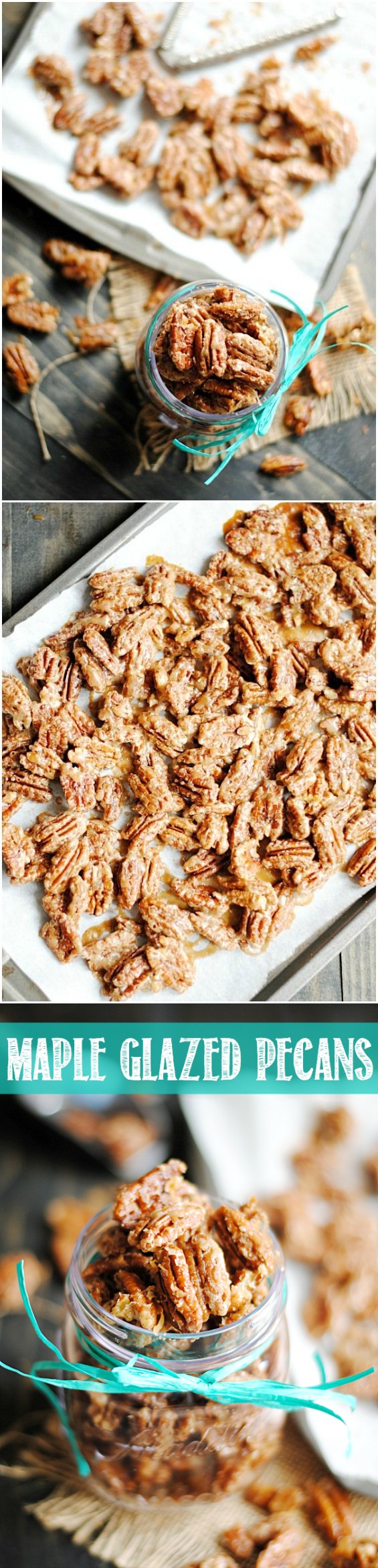 Maple Glazed Pecans