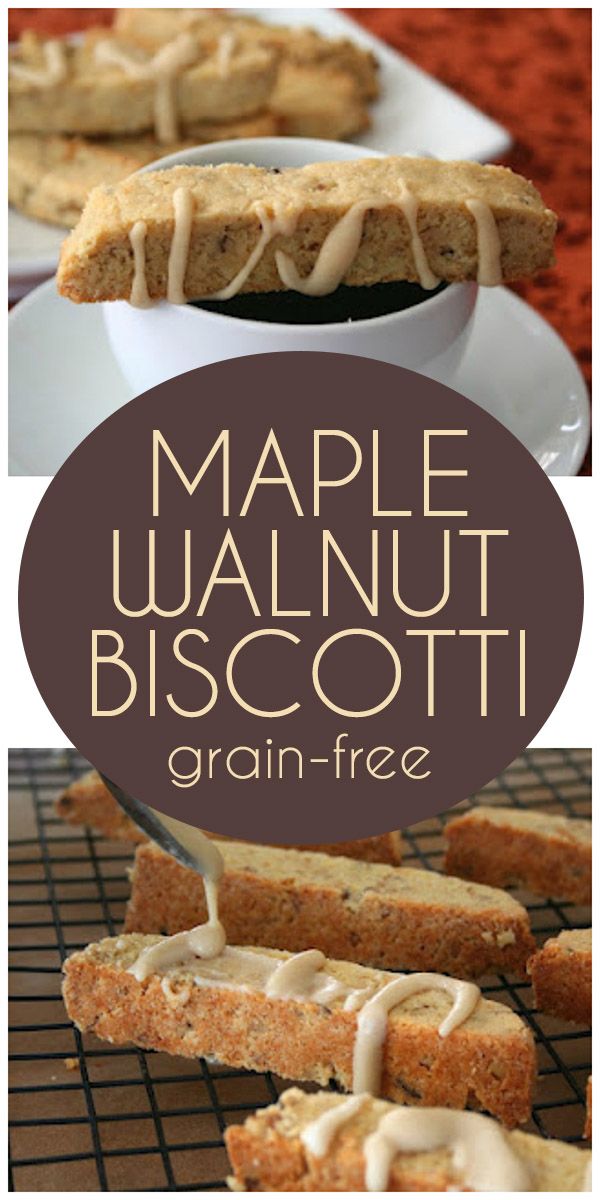 Maple Walnut Biscotti (Low Carb and Gluten-Free