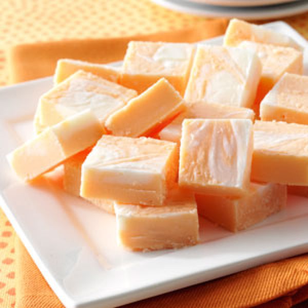 Marbled Orange Fudge