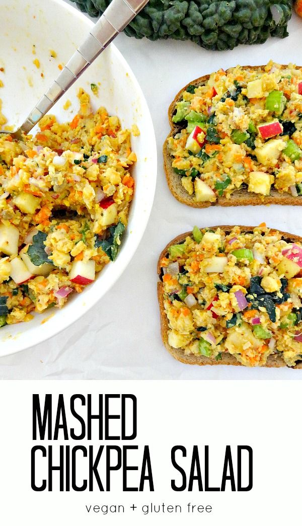 Mashed Chickpea Salad