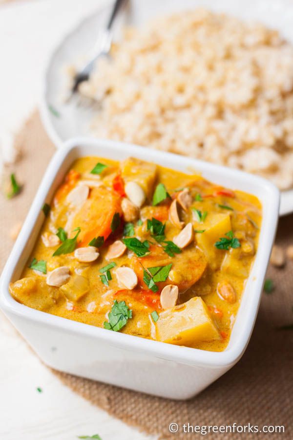 Massaman Vegetable Curry With Tofu