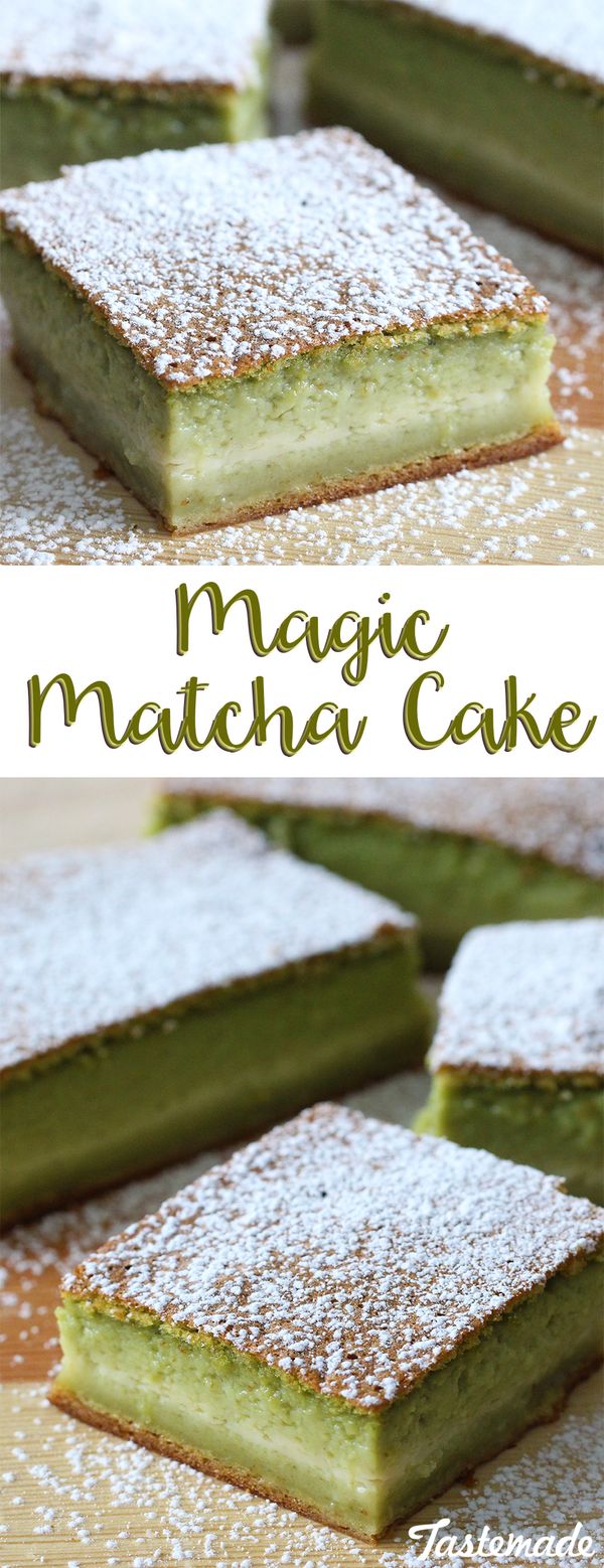 Matcha Magic Cake