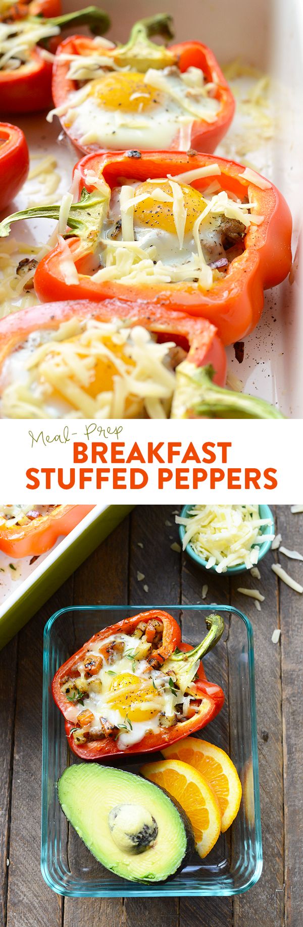 Meal Prep: Breakfast Stuffed Peppers