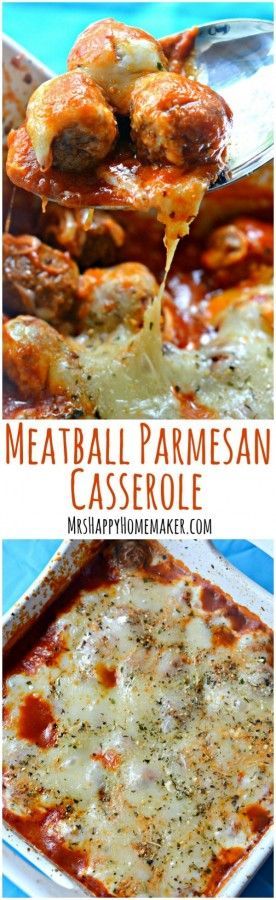 Meatball Parmesan Casserole