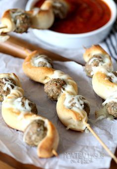 Meatball Sub on a Stick