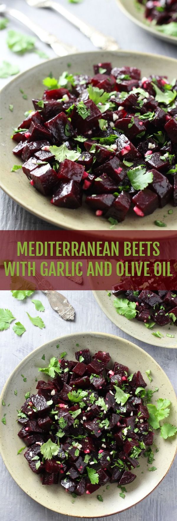 Mediterranean Beets with Garlic and Olive Oil