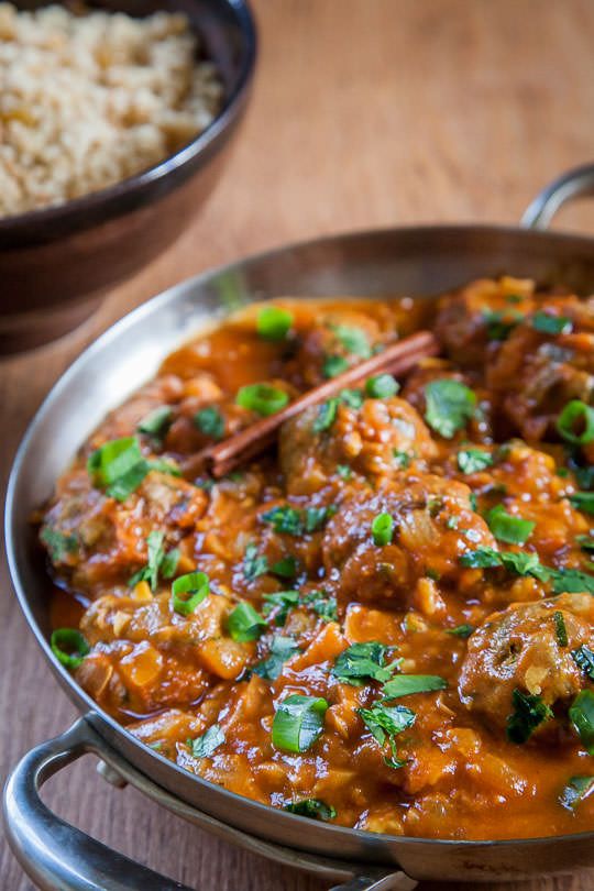 Mediterranean Meatballs, a lamb meatball recipe with Tunisian spices