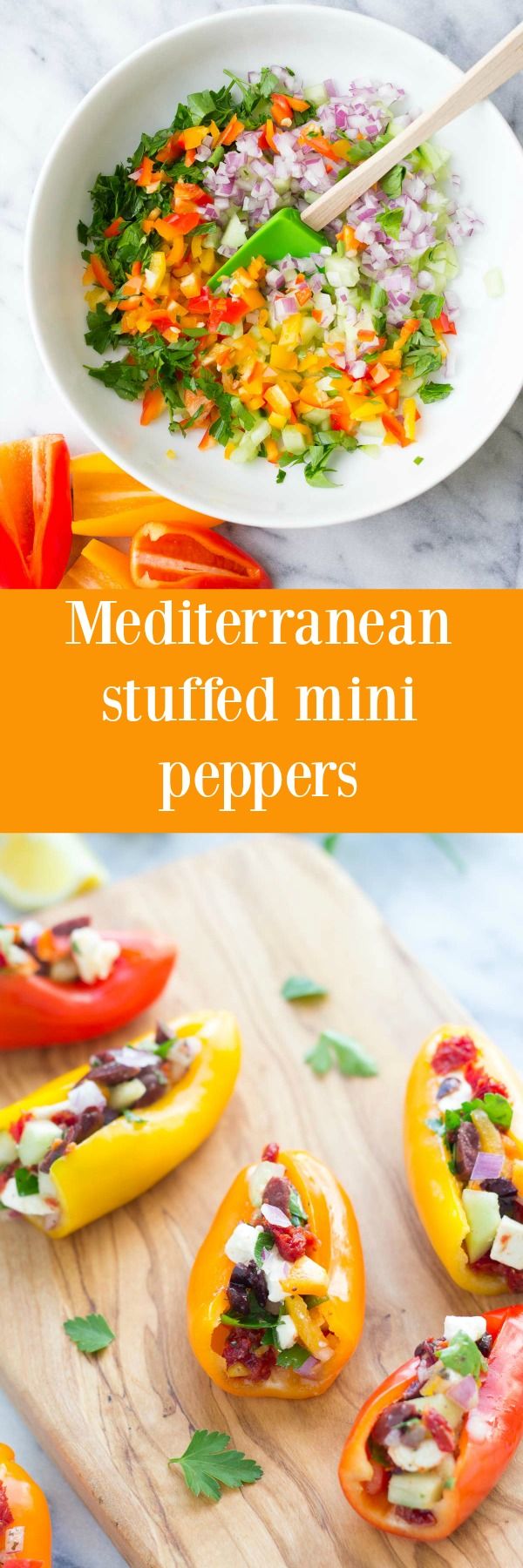 Mediterranean Stuffed Mini Peppers