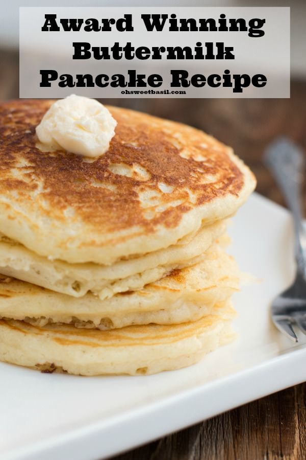 Melt in Your Mouth Buttermilk Pancakes