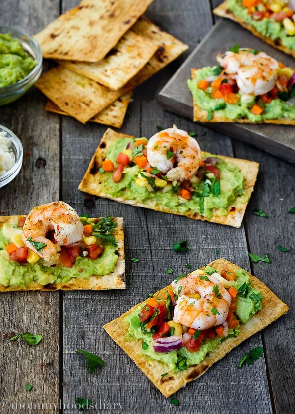 Mexican Crispy Shrimp Bruschetta