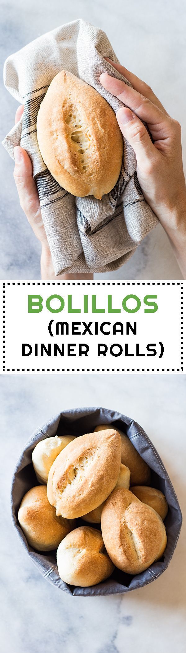 Mexican Dinner Rolls (Bolillos