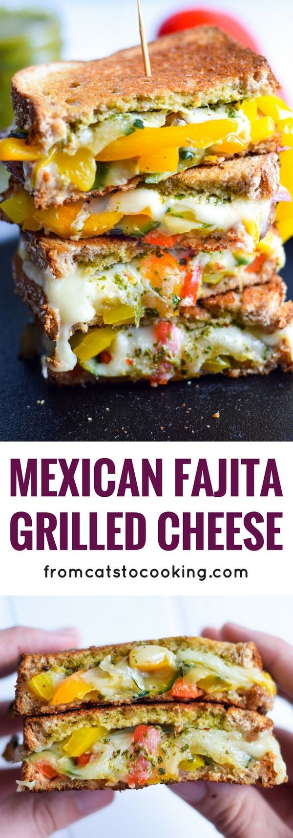 Mexican Fajita Grilled Cheese