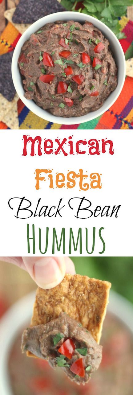 Mexican Fiesta Black Bean Hummus