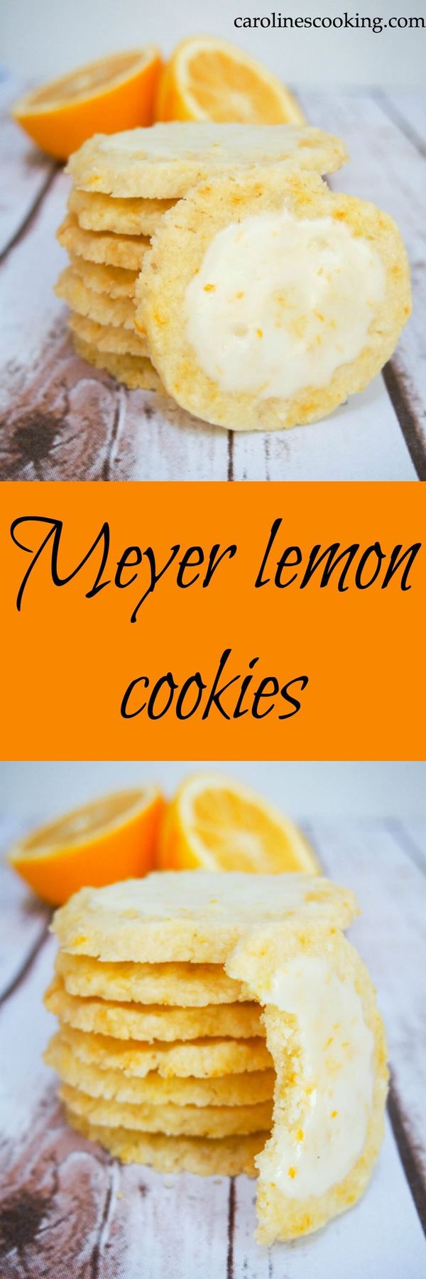 Meyer lemon cookies