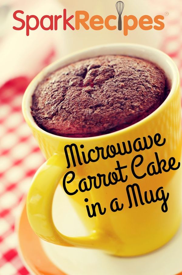 Microwave Carrot Cake in a Mug