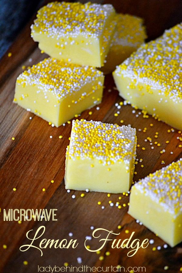 Microwave Lemon Fudge