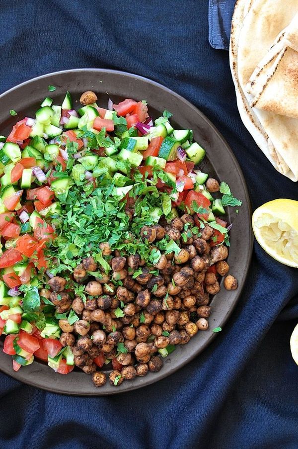 Middle Eastern Spiced Chickpea Salad