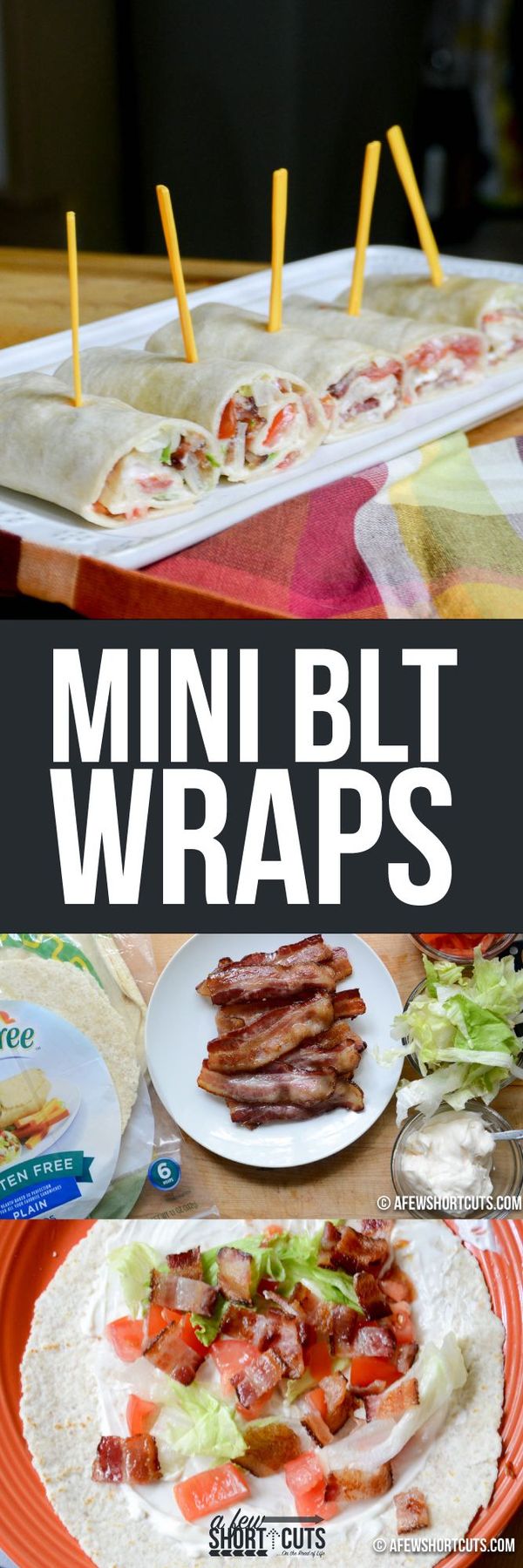 Mini BLT Wraps