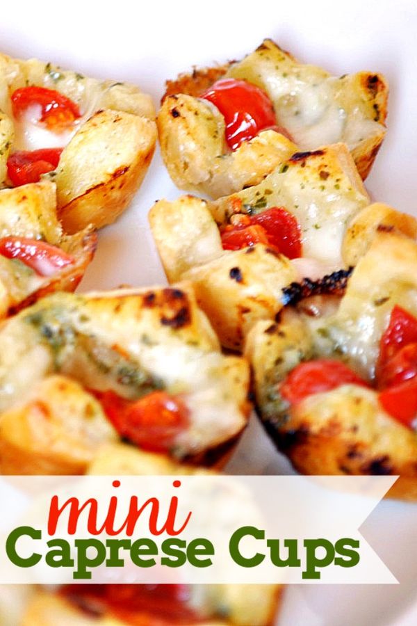 Mini Caprese Cups - The Perfect Bite Size Appetizer